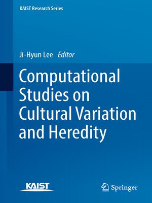 cover image of Computational Studies on Cultural Variation and Heredity